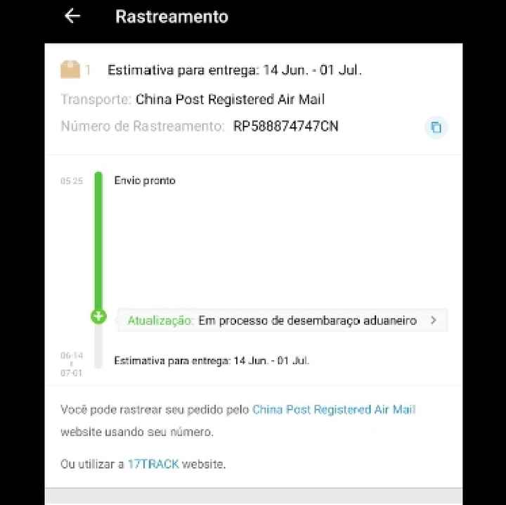 Alfândega Saiote Aliexpress - 1