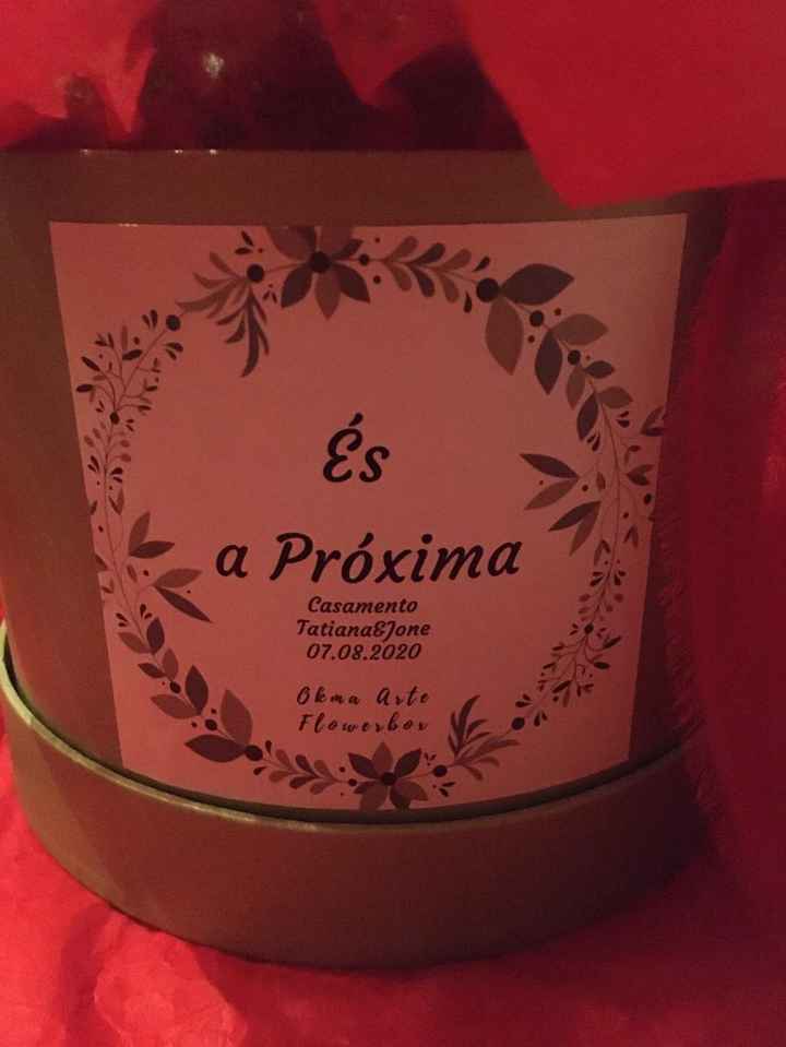 Rótulo da caixinha