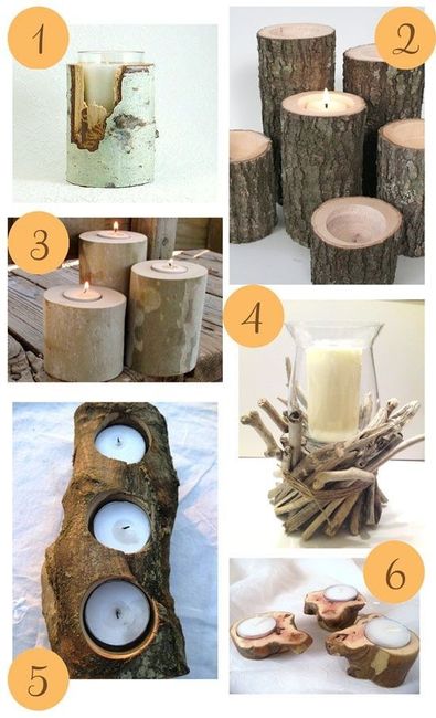 DIY porta velas