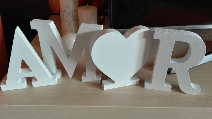 Amor - letras decoração - check - 1
