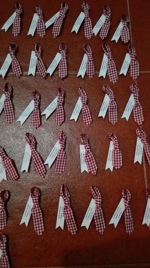Mini gravatinhas - corte da gravata - check (finalmente) - 1