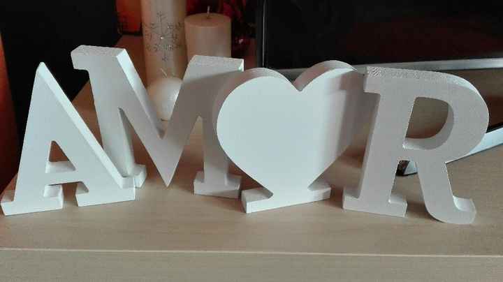 Amor - letras decoração - check - 1