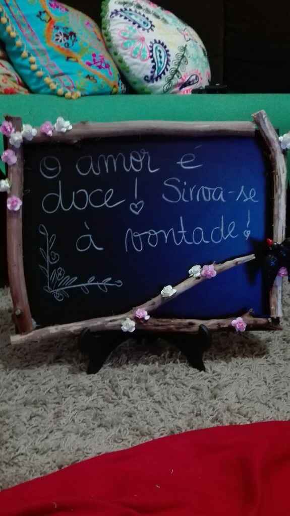 Placa mesa das sobremesas/doces - check - 1