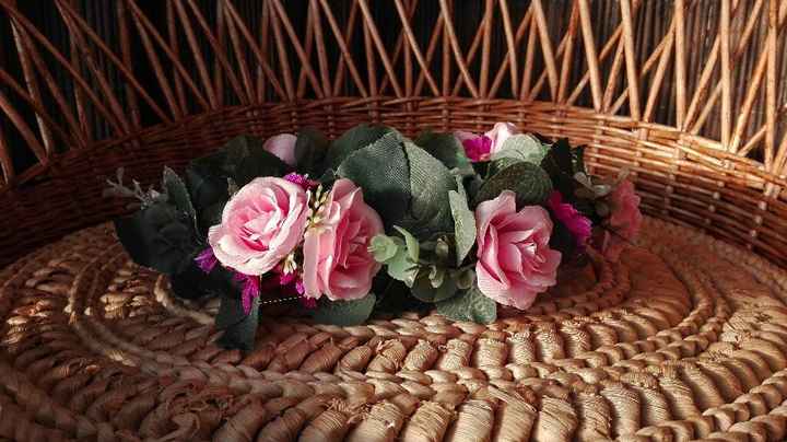 Coroa de flores diy -check - 6