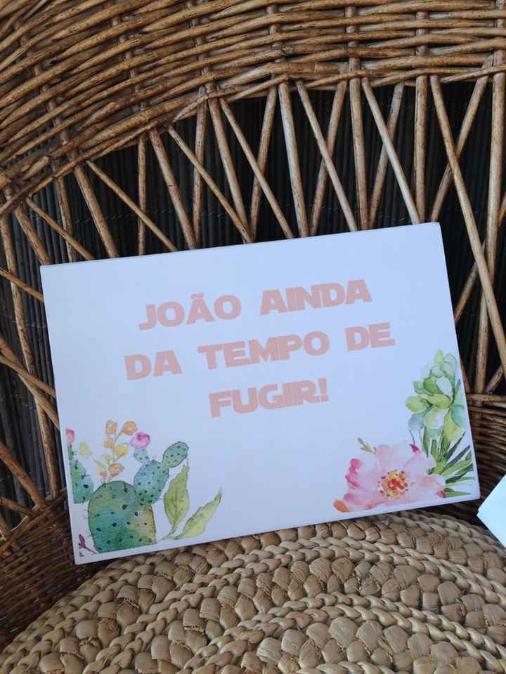 Placas dos meninos para entrada na cerimónia -check - 1