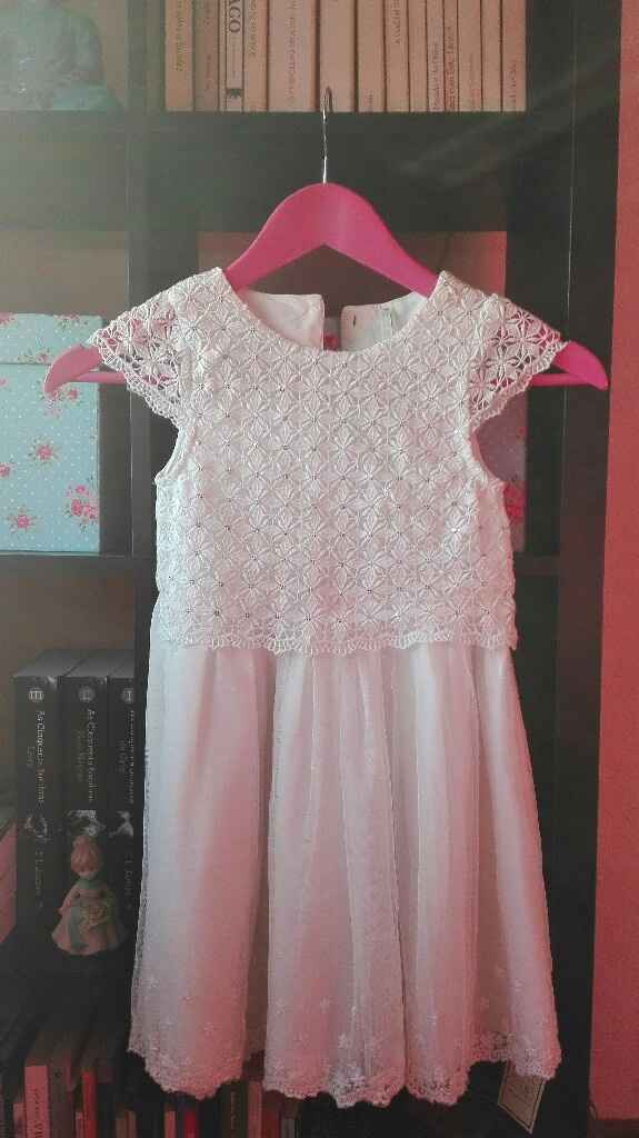 Vestido menina das flores/alianças -check - 1