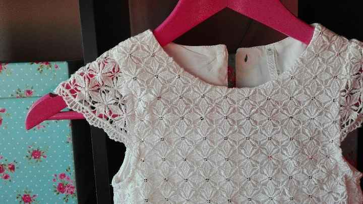 Vestido menina das flores/alianças -check - 3