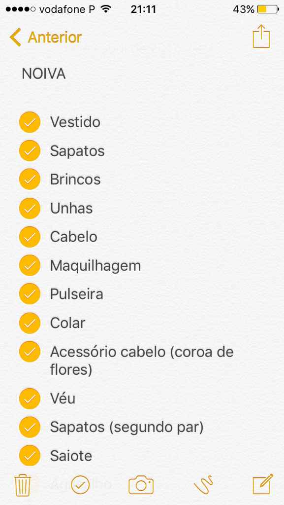 Lista de checks - noiva -completa - 2