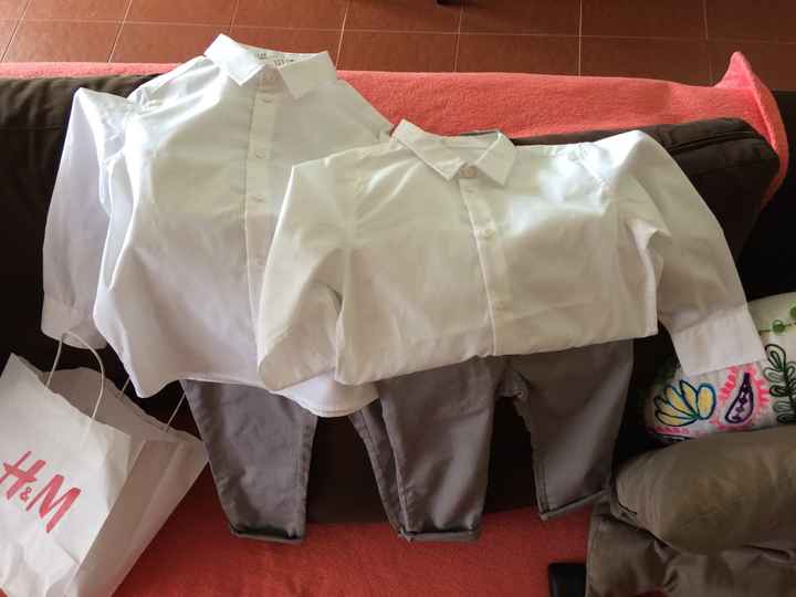 Calças + camisas meninos das alianças check 💟 - 1