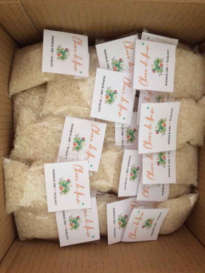 chuva de arroz