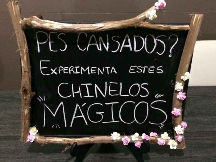 Placa chinelos
