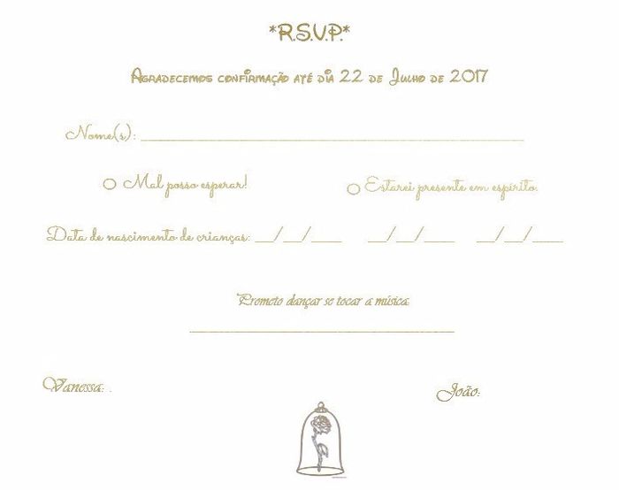 RSVP rosa