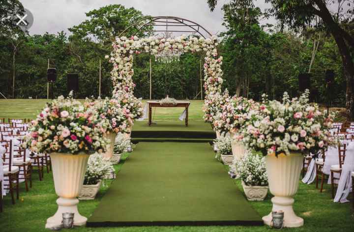 Minha Referência para um Casamento no Lago ao ar livre - 1