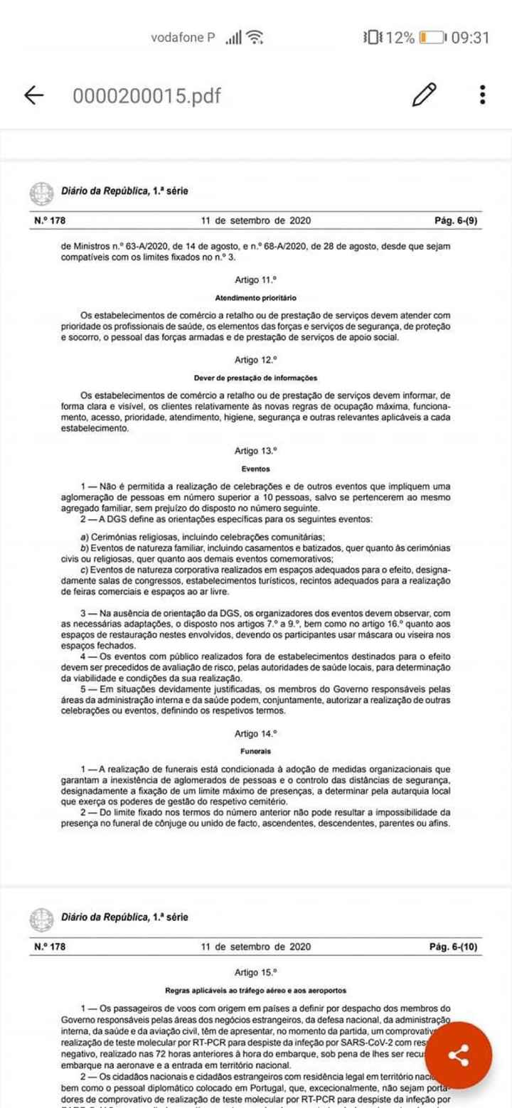 Dúvidas sobre estado de contingência - 1
