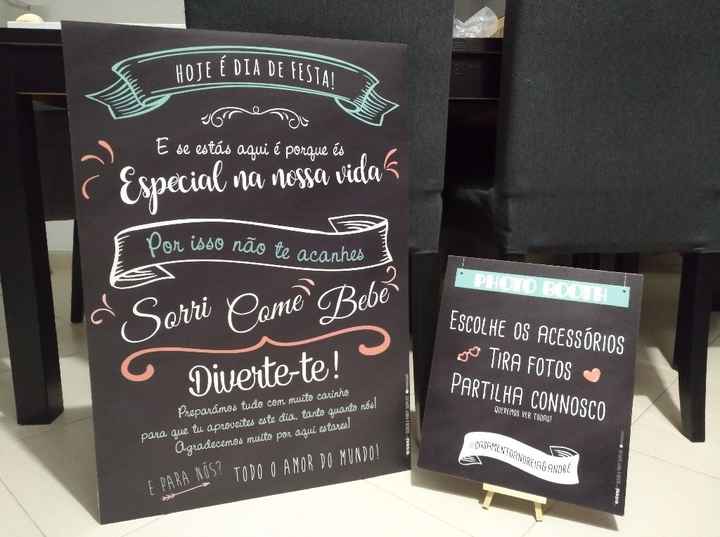 Placa de boas vindas e ideias para a quinta - 1