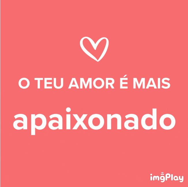 o amor do Vitor é apaixonado :) - 1