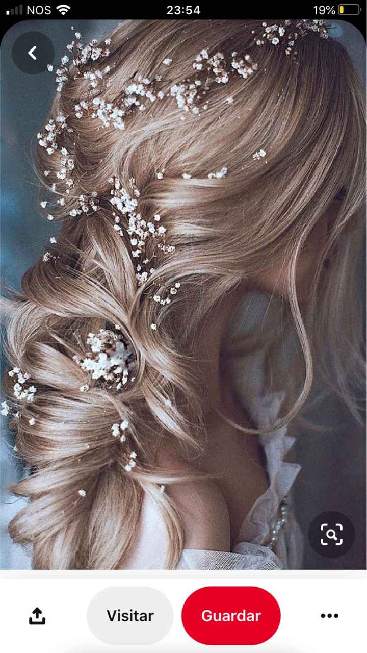 Penteado semi solto 😊 - 2
