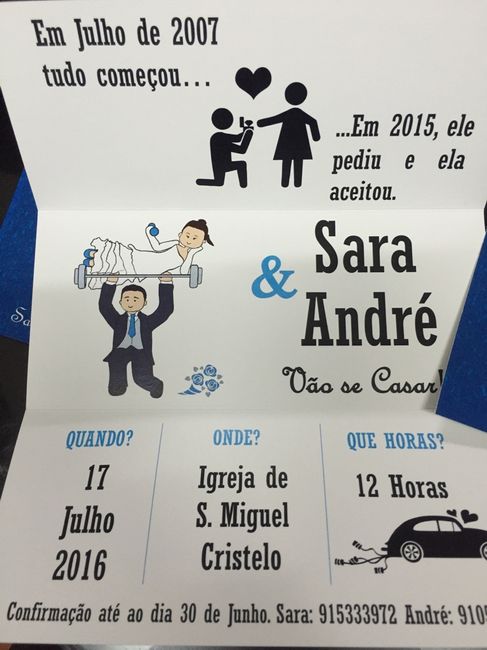 Convites e  damas de honor - 1