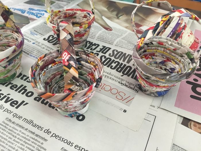 Lembranças crianças - cestinhas com gomas - 4