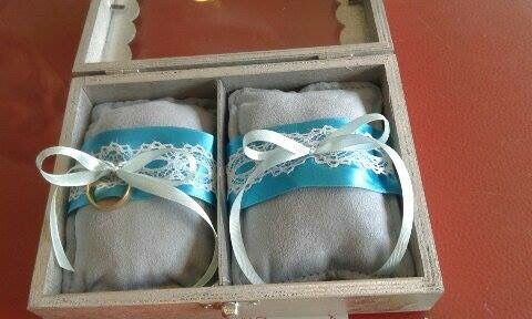 Suporte de alianças terminado! - 2