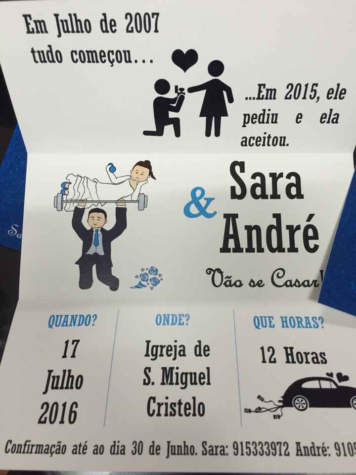 Convites e  damas de honor - 1