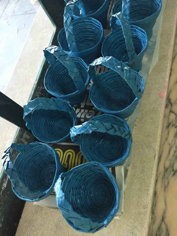 Lembranças crianças - cestinhas com gomas - 1