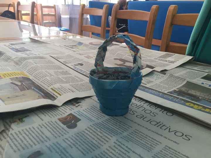 Lembranças crianças - cestinhas com gomas - 2