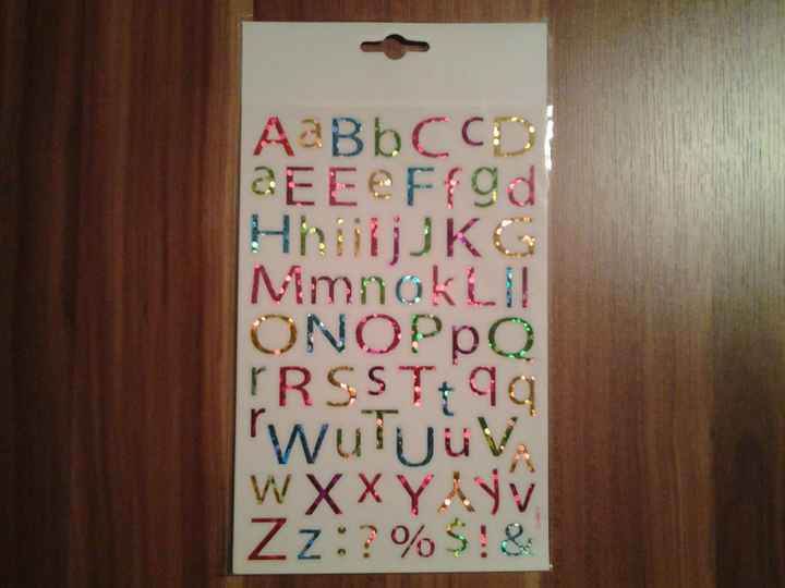 Letras Autocolantes