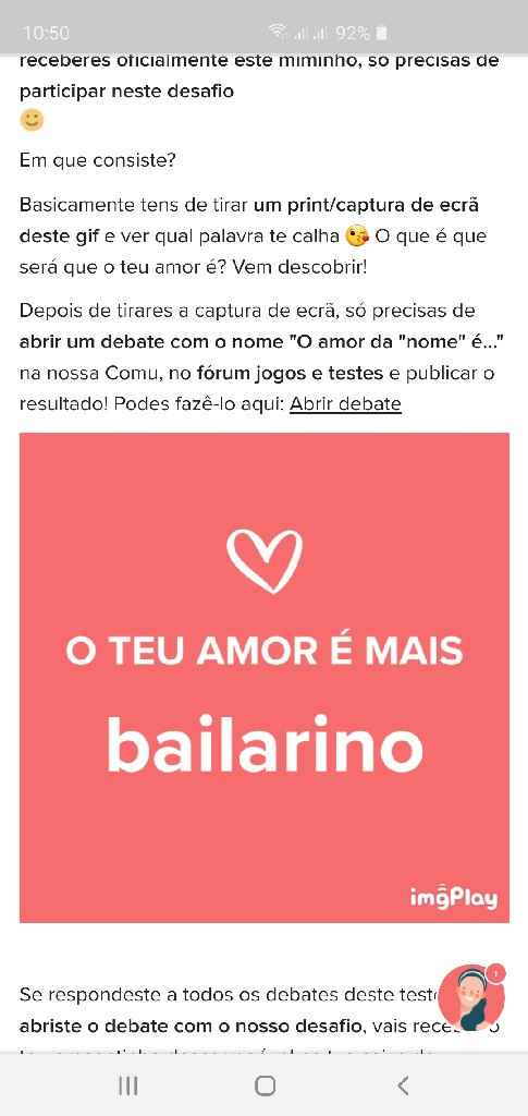 "O amor da Andreia  é..." - 1