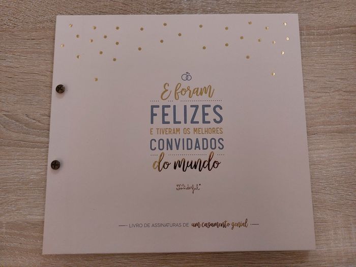 Livro de Assinaturas Mr Wonderful - 1