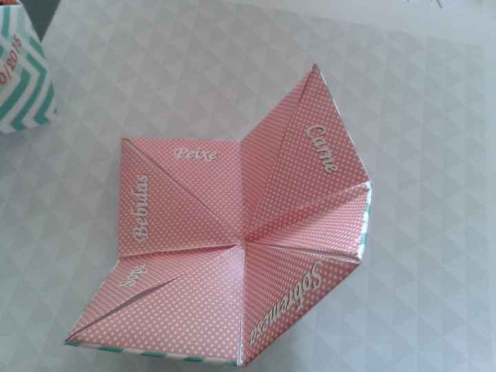 Origami - menu