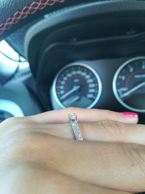 Anel de noivado 🙈😍 2