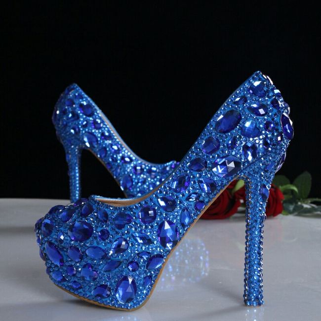 Azul inspirações-sapatos - 2