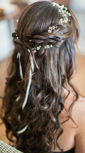 Penteados com flores 🌸 - 2