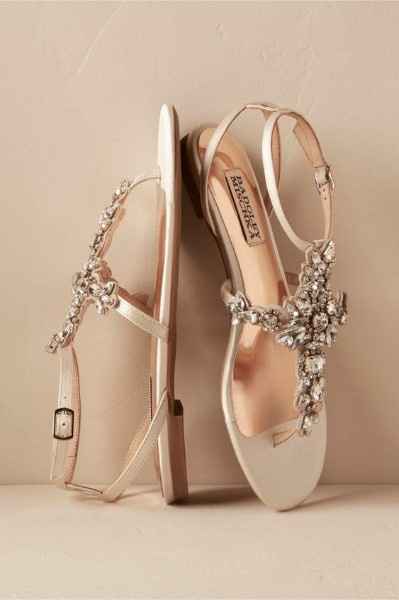 sapatos de noiva rasos