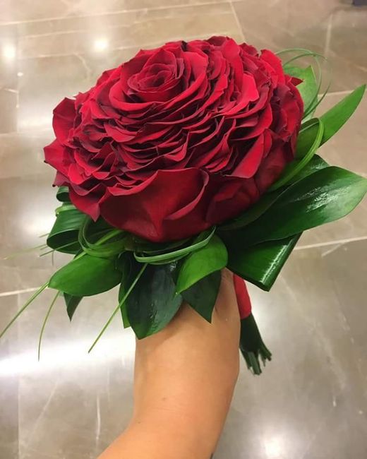 Ramos de noiva de uma só flor - 1