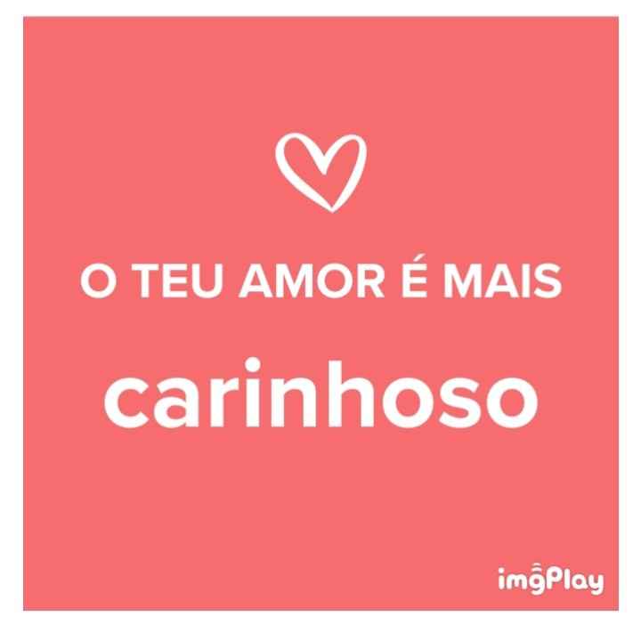 O teu amor é mais.... DESAFIO! - 1