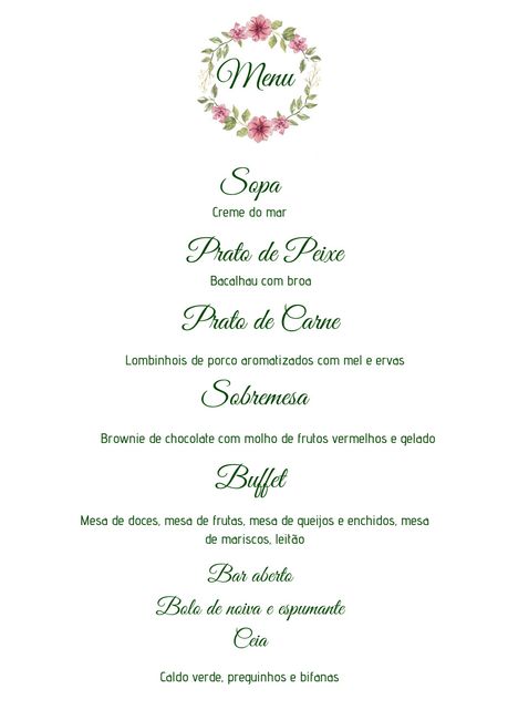 menus