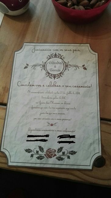 Convites quase prontos! - 2