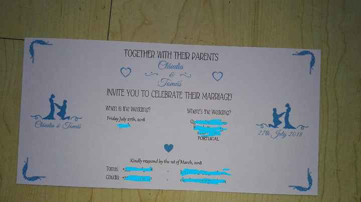 Convites de casamento - 1