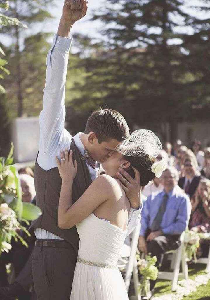 Como gostavas que fosse a foto do primeiro beijo de casados? - 1