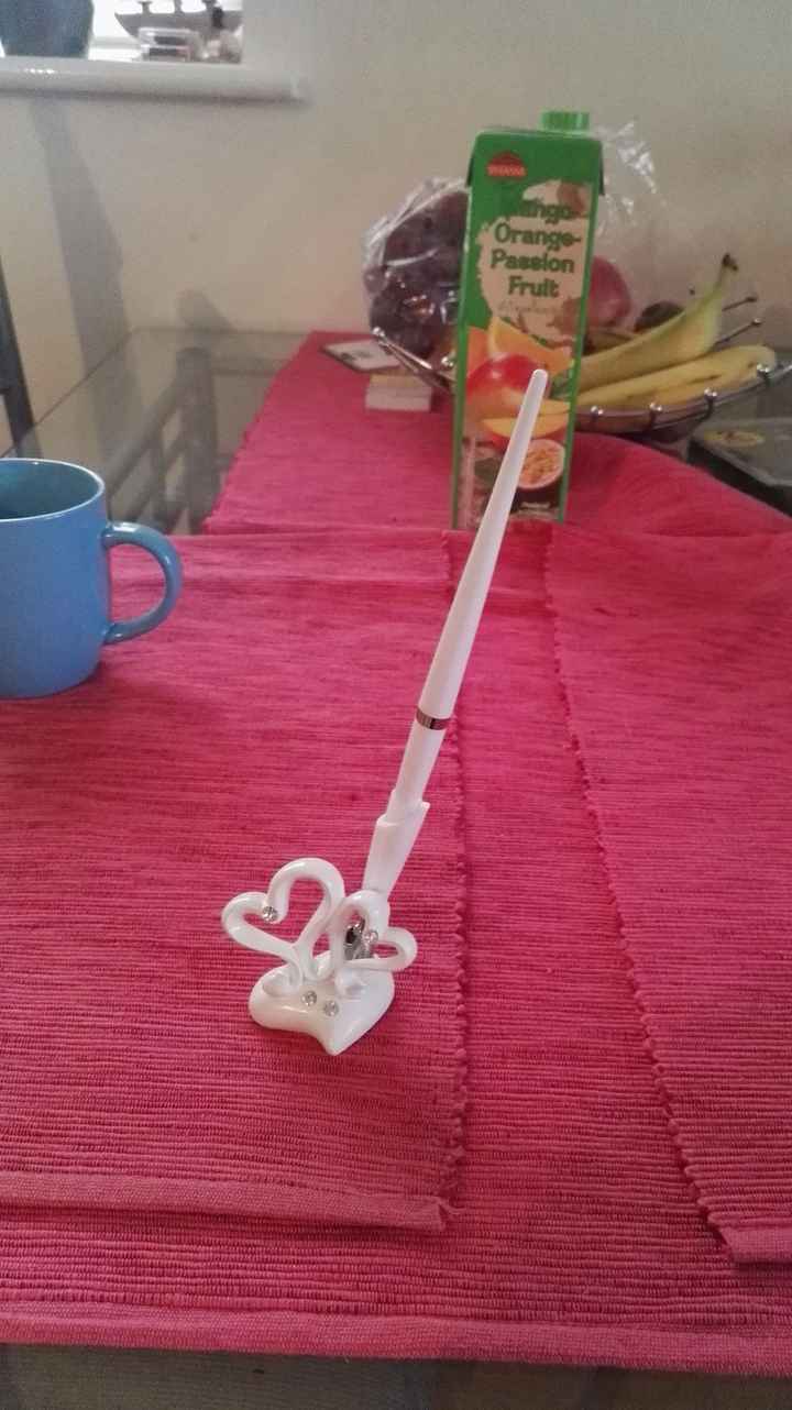 Caneta livro de honra