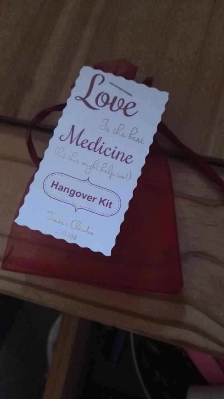 Sacos para o Kit da Ressaca 