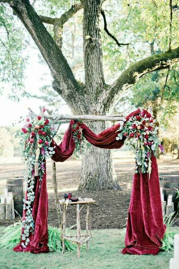 Casamento vermelho - decorações - 2