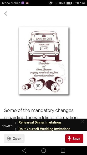 Convites originais - 1