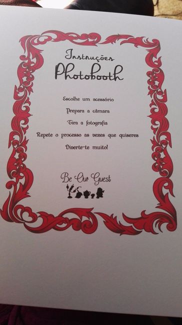 Instruções Photobooth