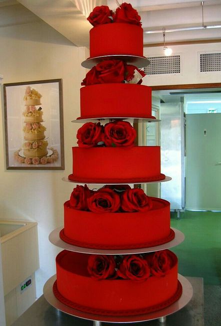 Casamento vermelho - o bolo 2