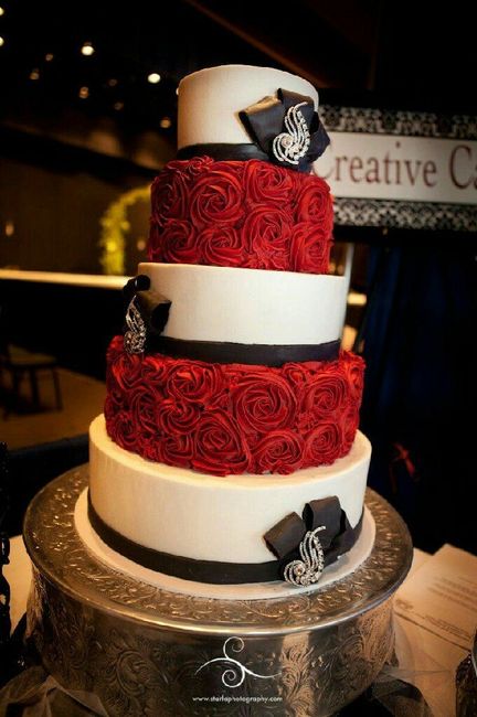 Casamento vermelho - o bolo 3