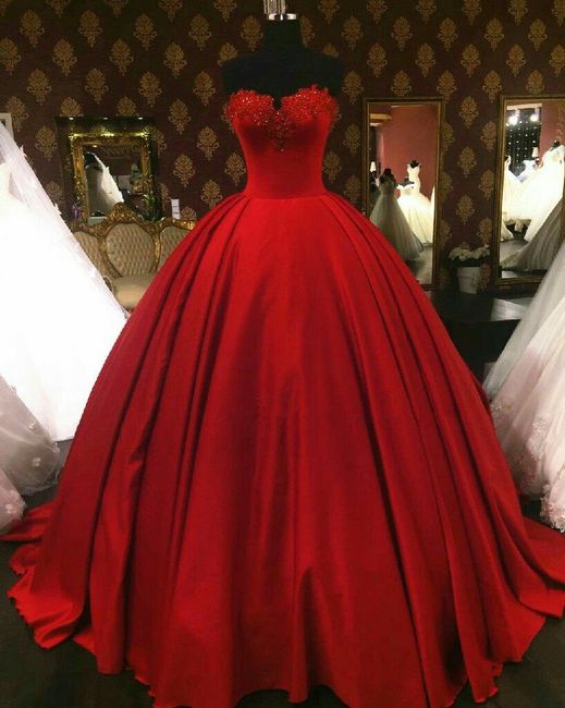 Casamento vermelho - o vestido - 1