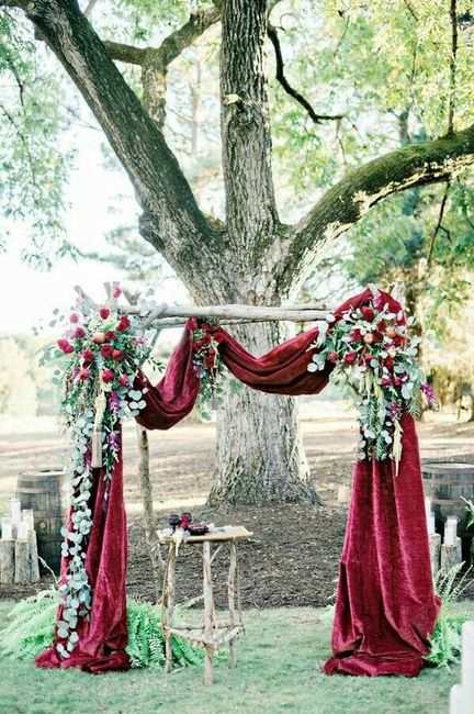 Casamento vermelho - decorações - 2